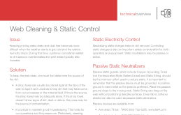 14156 Web Cleaning & Static Tech Overview