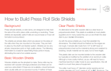 How to Build Press Roll Side Shields